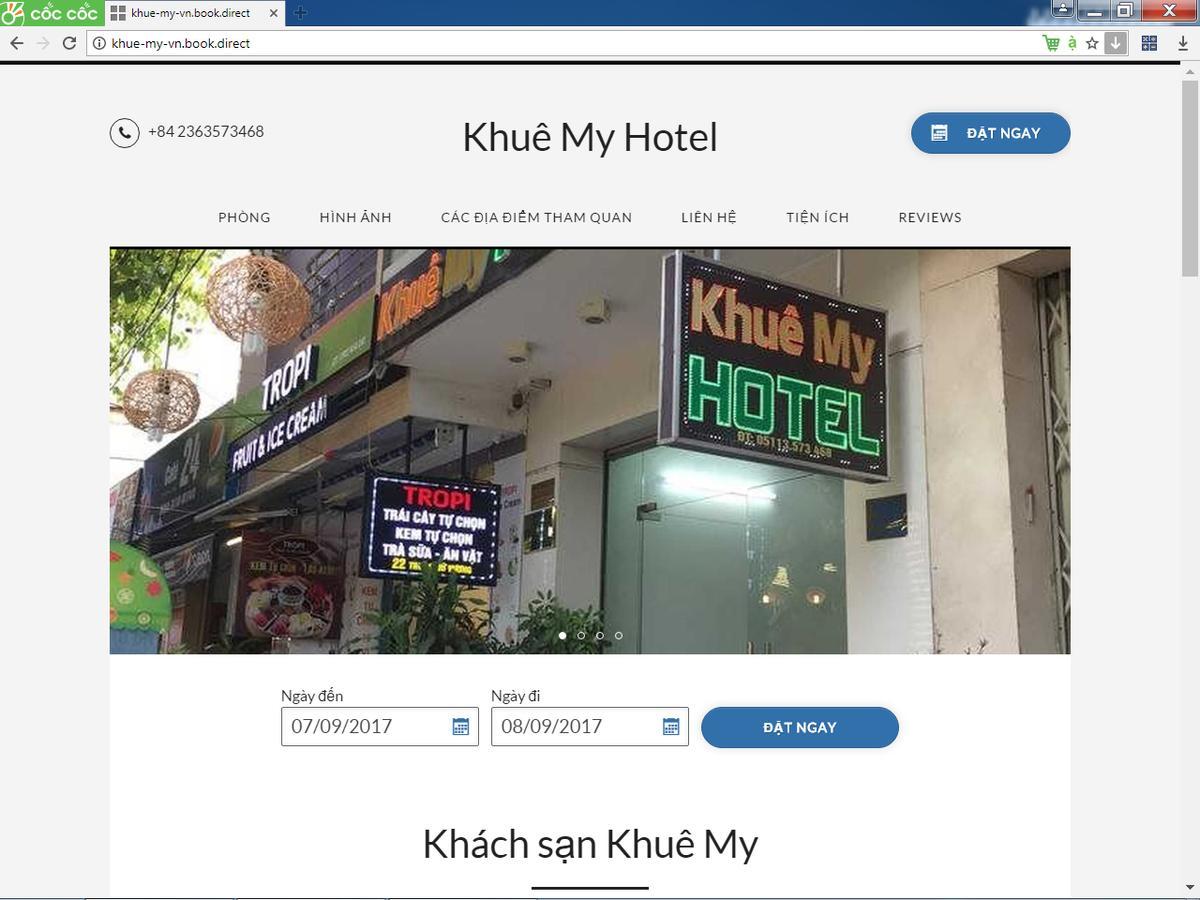 Khue My Hotel Da Nang Exterior photo